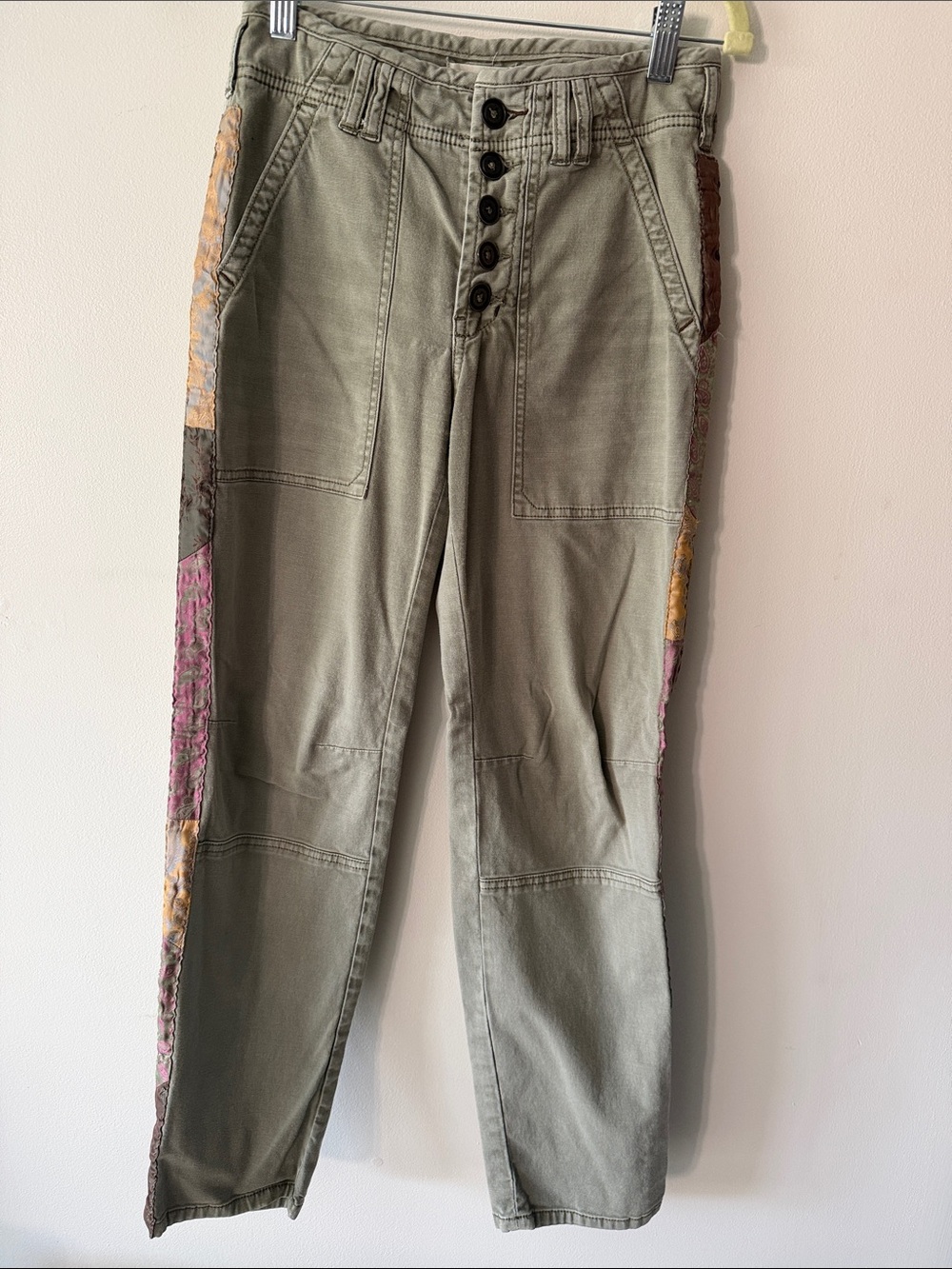 Anthropologie Pilcro the Wanderer Side Stripe Utility Pants